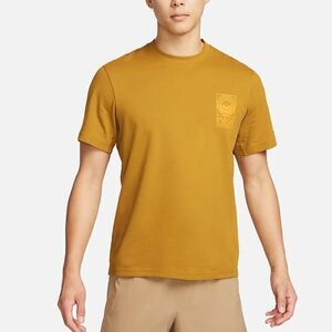 Nike Primary Studio '72 Dri-FIT Short-Sleeve Versatile Top Bronzine S NWT IN PKG